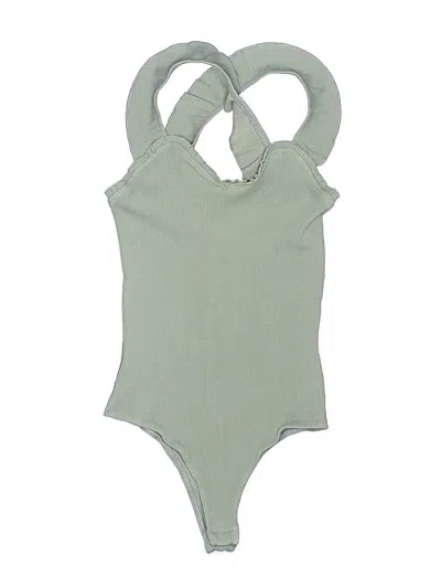 Pre-owned Blue Rain Bodysuit In Green