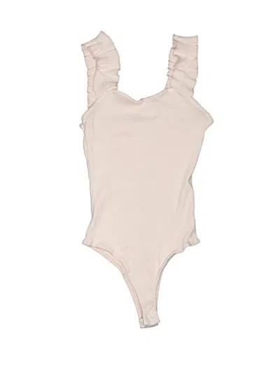 Pre-owned Blue Rain Bodysuit In Tan