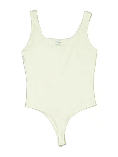Pre-owned Blue Rain Bodysuit In White