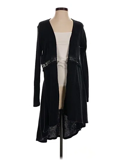 Pre-owned Blue Rain Cardigan Sweater In Black