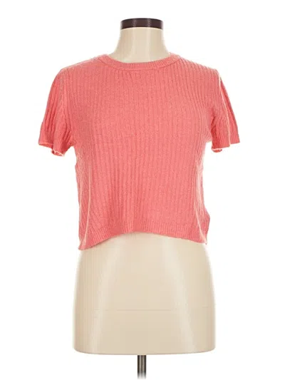 Pre-owned Blue Rain Cardigan Sweater In Pink