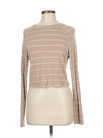 Pre-owned Blue Rain Cardigan Sweater In Tan