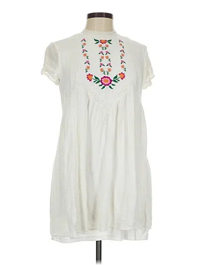 Pre-owned Blue Rain Cardigan Sweater In White