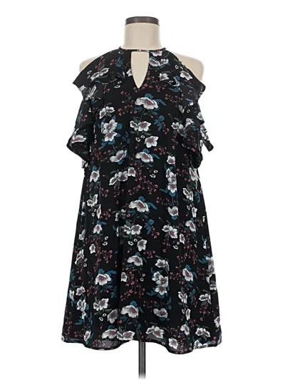 Pre-owned Blue Rain Casual Dress In Black