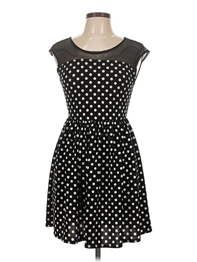 Pre-owned Blue Rain Casual Dress In Black