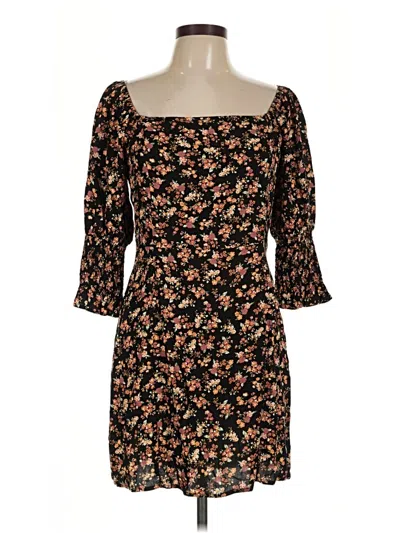 Pre-owned Blue Rain Casual Dress In Black