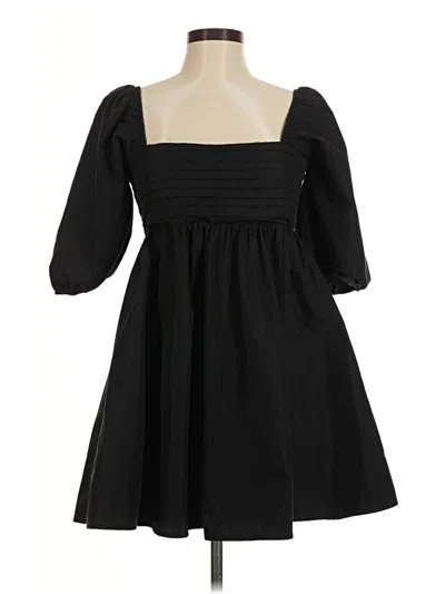 Pre-owned Blue Rain Casual Dress In Black