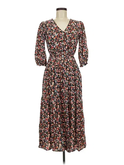 Pre-owned Blue Rain Casual Dress In Black