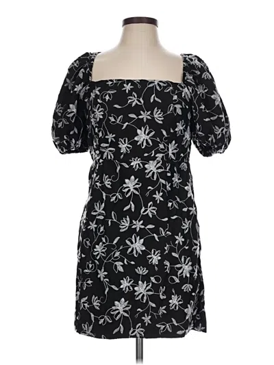 Pre-owned Blue Rain Casual Dress In Black