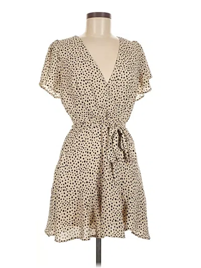 Pre-owned Blue Rain Casual Dress In Brown