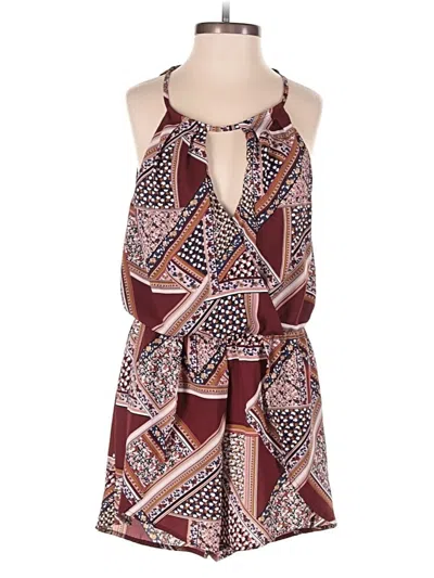 Pre-owned Blue Rain Casual Dress In Brown