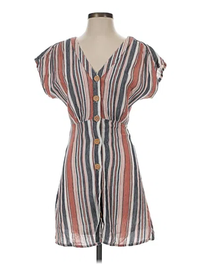 Pre-owned Blue Rain Casual Dress In Gray