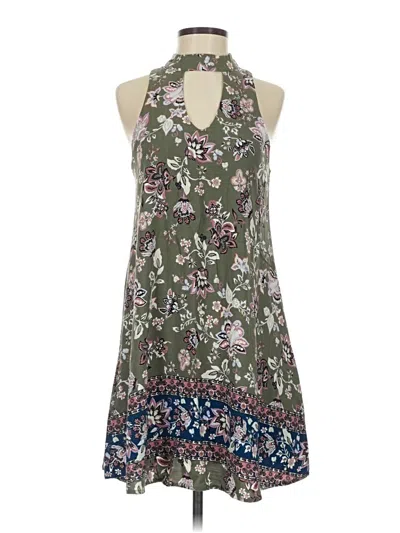Pre-owned Blue Rain Casual Dress In Gray