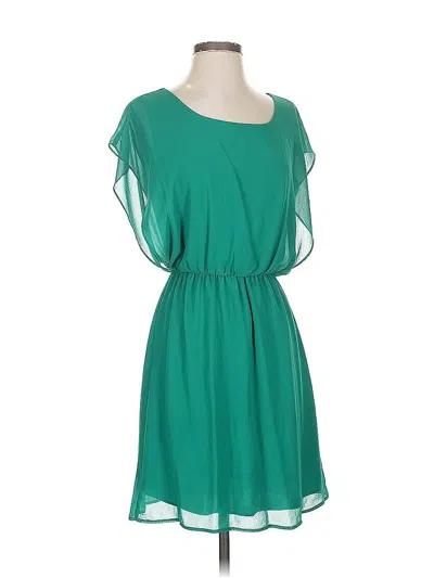 Pre-owned Blue Rain Casual Dress In Green