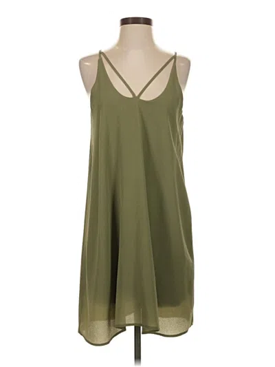Pre-owned Blue Rain Casual Dress In Green