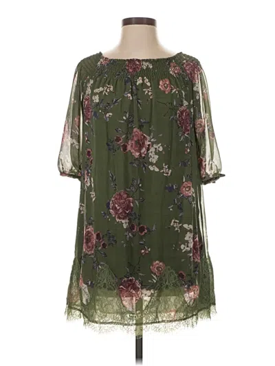 Pre-owned Blue Rain Casual Dress In Green