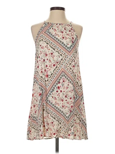 Pre-owned Blue Rain Casual Dress In Ivory