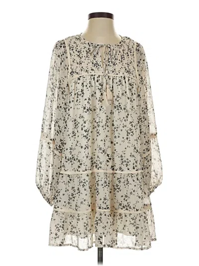 Pre-owned Blue Rain Casual Dress In Ivory