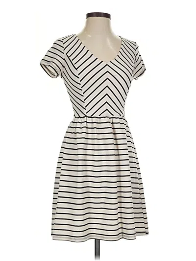 Pre-owned Blue Rain Casual Dress In Ivory