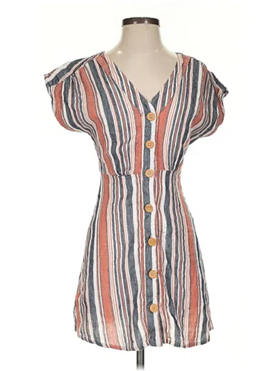 Pre-owned Blue Rain Casual Dress In Orange