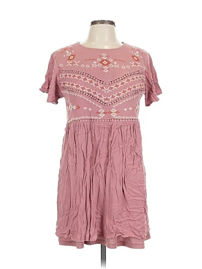 Pre-owned Blue Rain Casual Dress In Pink