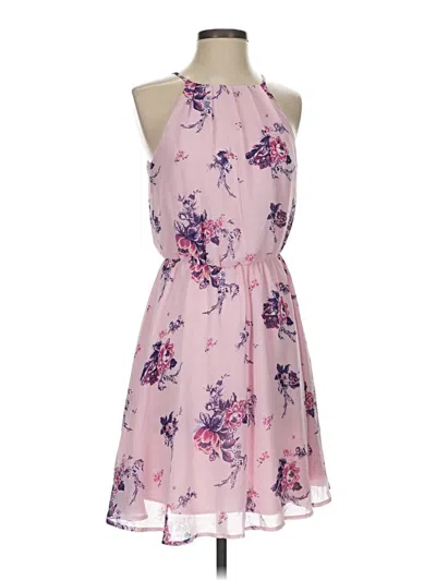 Pre-owned Blue Rain Casual Dress In Pink