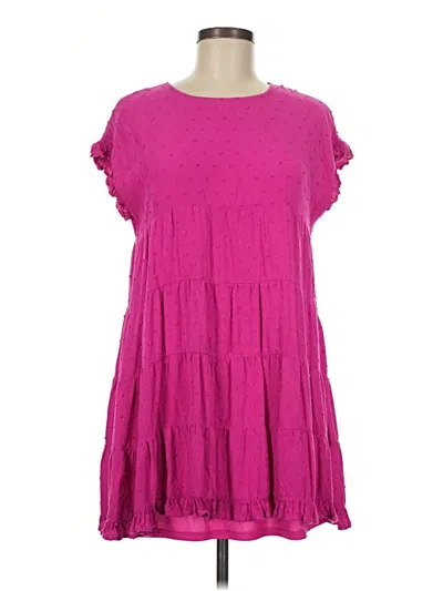 Pre-owned Blue Rain Casual Dress In Pink