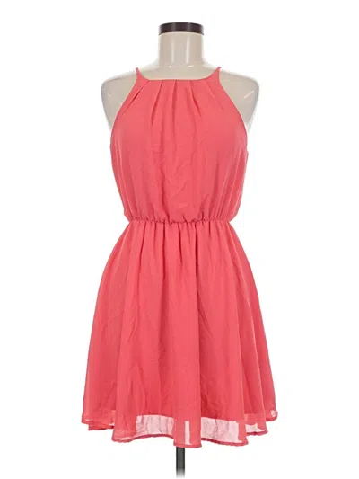 Pre-owned Blue Rain Casual Dress In Pink