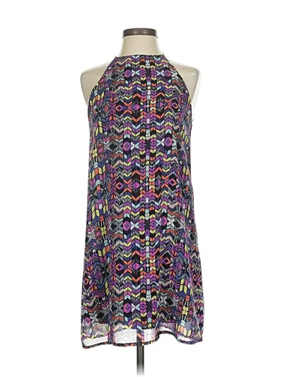 Pre-owned Blue Rain Casual Dress In Purple