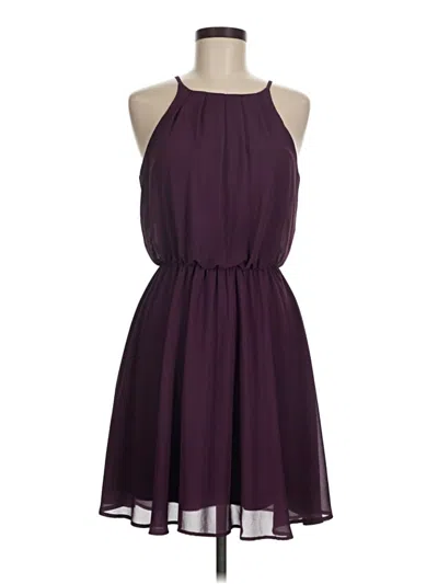 Pre-owned Blue Rain Casual Dress In Purple