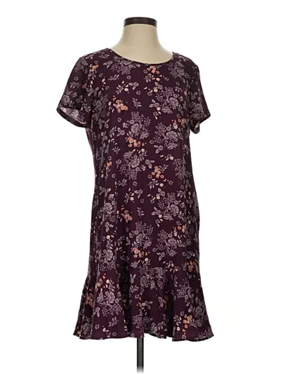 Pre-owned Blue Rain Casual Dress In Purple