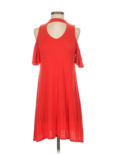 Pre-owned Blue Rain Casual Dress In Red