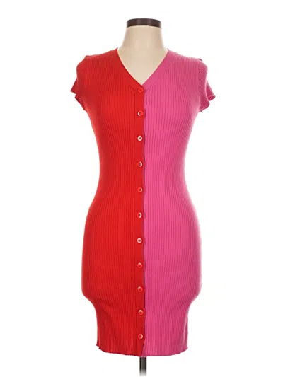 Pre-owned Blue Rain Casual Dress In Red