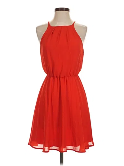 Pre-owned Blue Rain Casual Dress In Red