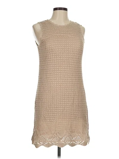 Pre-owned Blue Rain Casual Dress In Tan