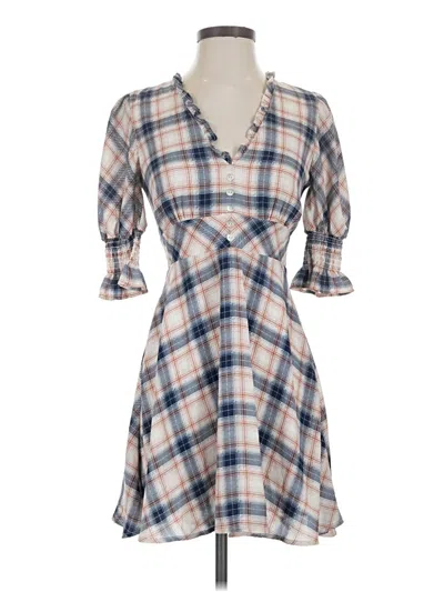 Pre-owned Blue Rain Casual Dress In Tan