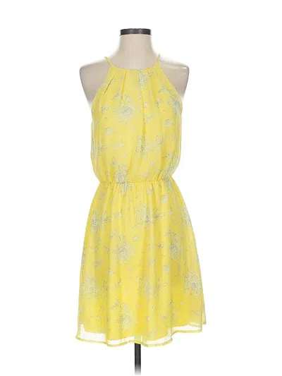 Pre-owned Blue Rain Casual Dress In Yellow
