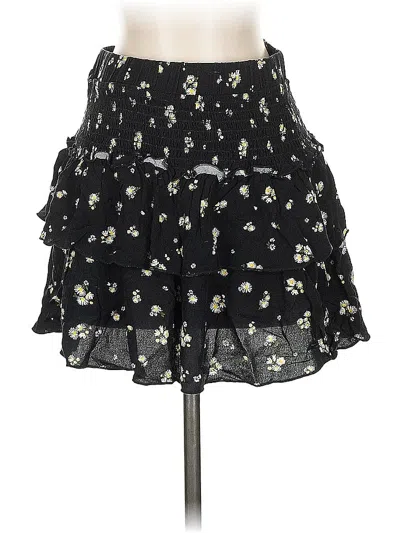 Pre-owned Blue Rain Casual Skirt In Black