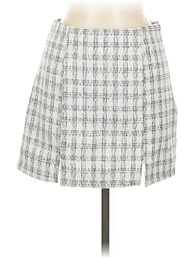 Pre-owned Blue Rain Casual Skirt In Gray