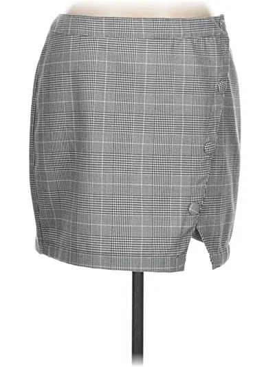 Pre-owned Blue Rain Casual Skirt In Gray