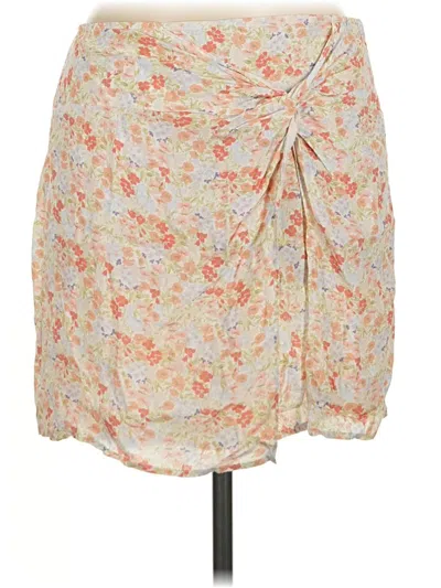 Pre-owned Blue Rain Casual Skirt In Ivory