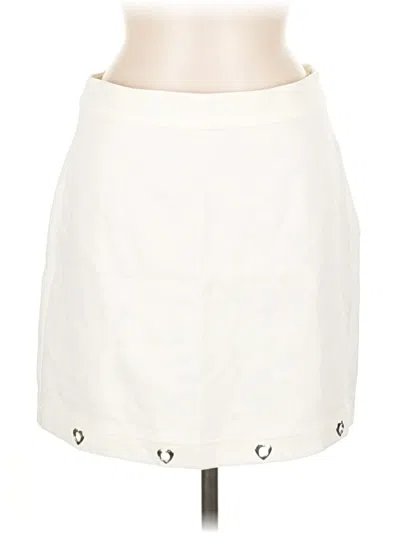 Pre-owned Blue Rain Casual Skirt In Ivory