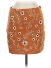 Blue Rain Casual Skirt In Orange