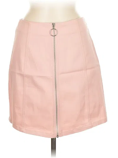 Pre-owned Blue Rain Casual Skirt In Pink
