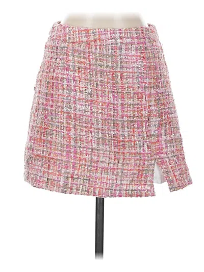Pre-owned Blue Rain Casual Skirt In Pink