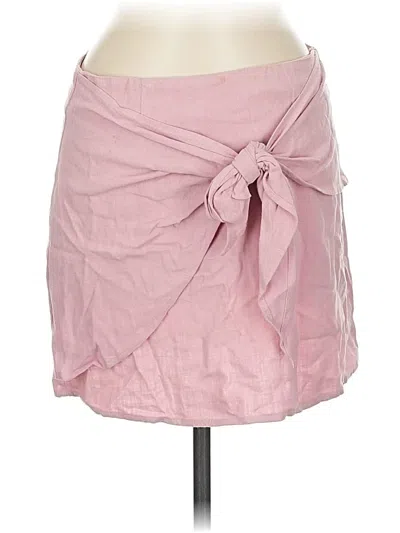 Pre-owned Blue Rain Casual Skirt In Pink
