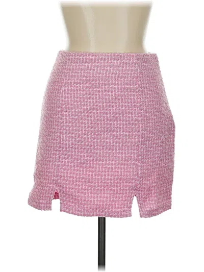 Pre-owned Blue Rain Casual Skirt In Pink