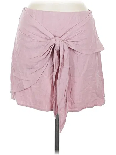Pre-owned Blue Rain Casual Skirt In Pink