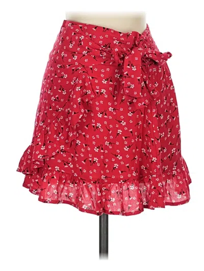 Pre-owned Blue Rain Casual Skirt In Red