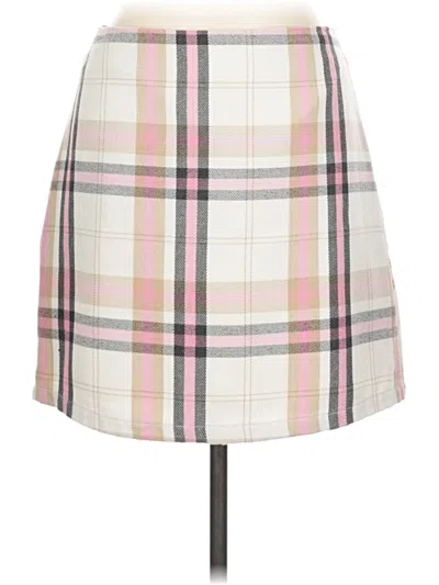 Pre-owned Blue Rain Casual Skirt In White